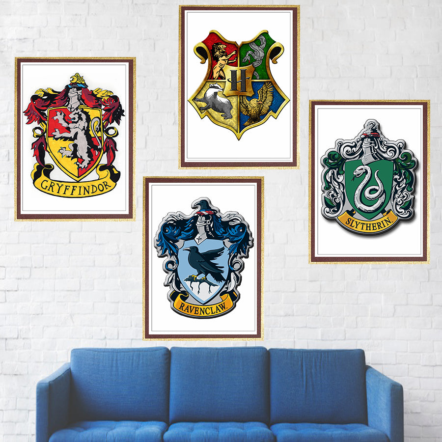 Harry Potter Hogwarts House Poster